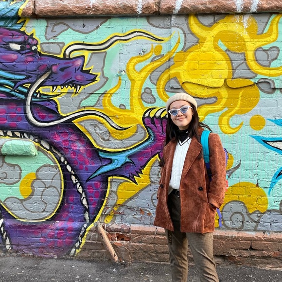 Lovely vintage style corduroy jacket - size women’s medium - Picture 8 of 9